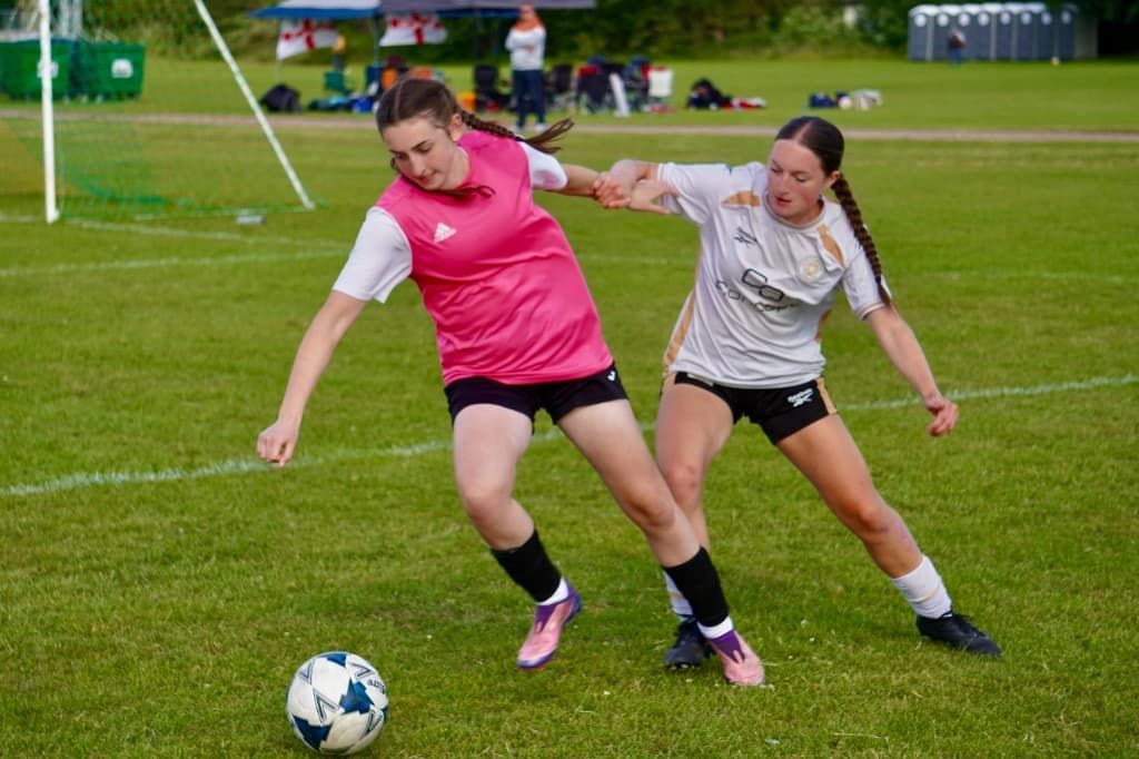 Player striking the ball mid-kick at ACES Nationals 2026